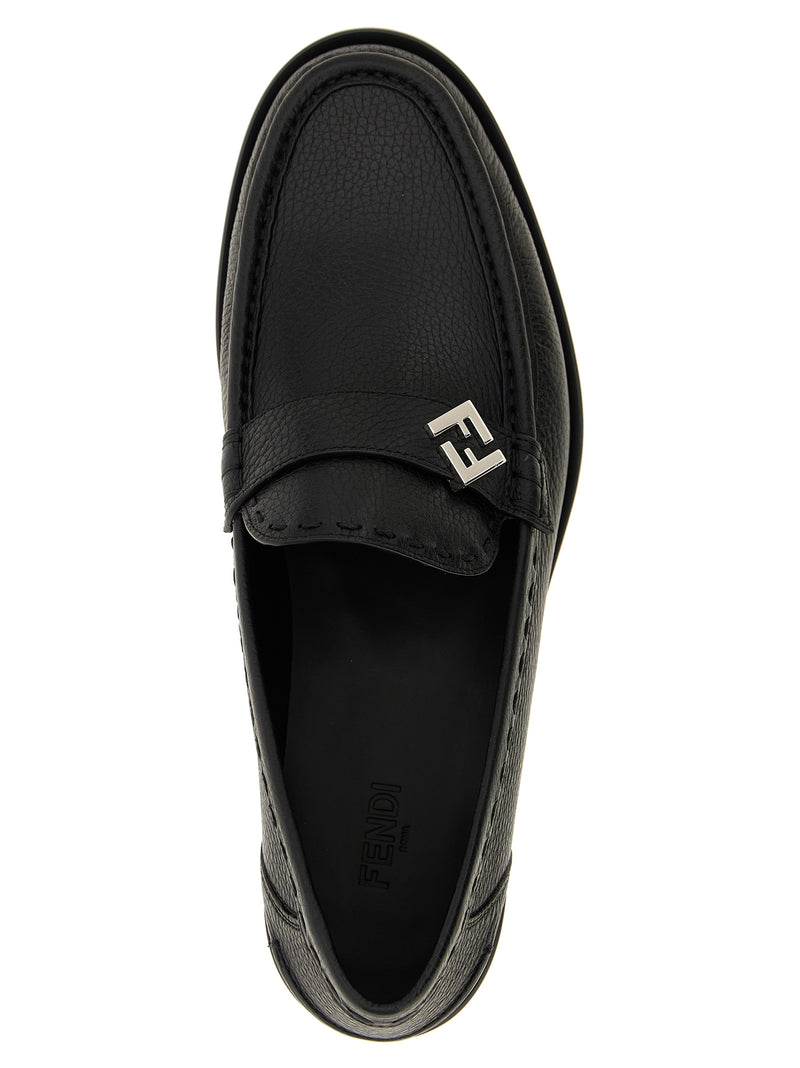 Fendi Fendi Ff Metal Loafers