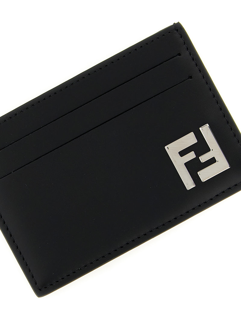 Fendi Fendi Slim Squared Ff Card Holder