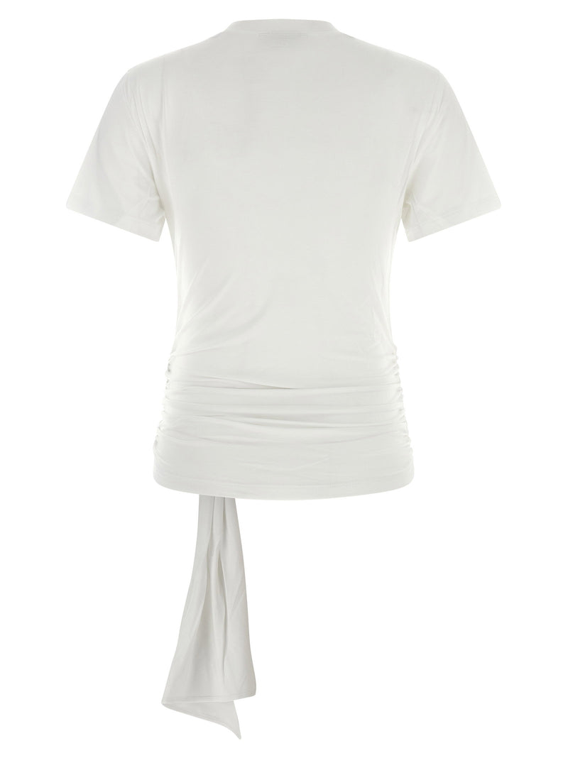 7 For All Mankind 7 For All Mankind Draped Detail T-shirt
