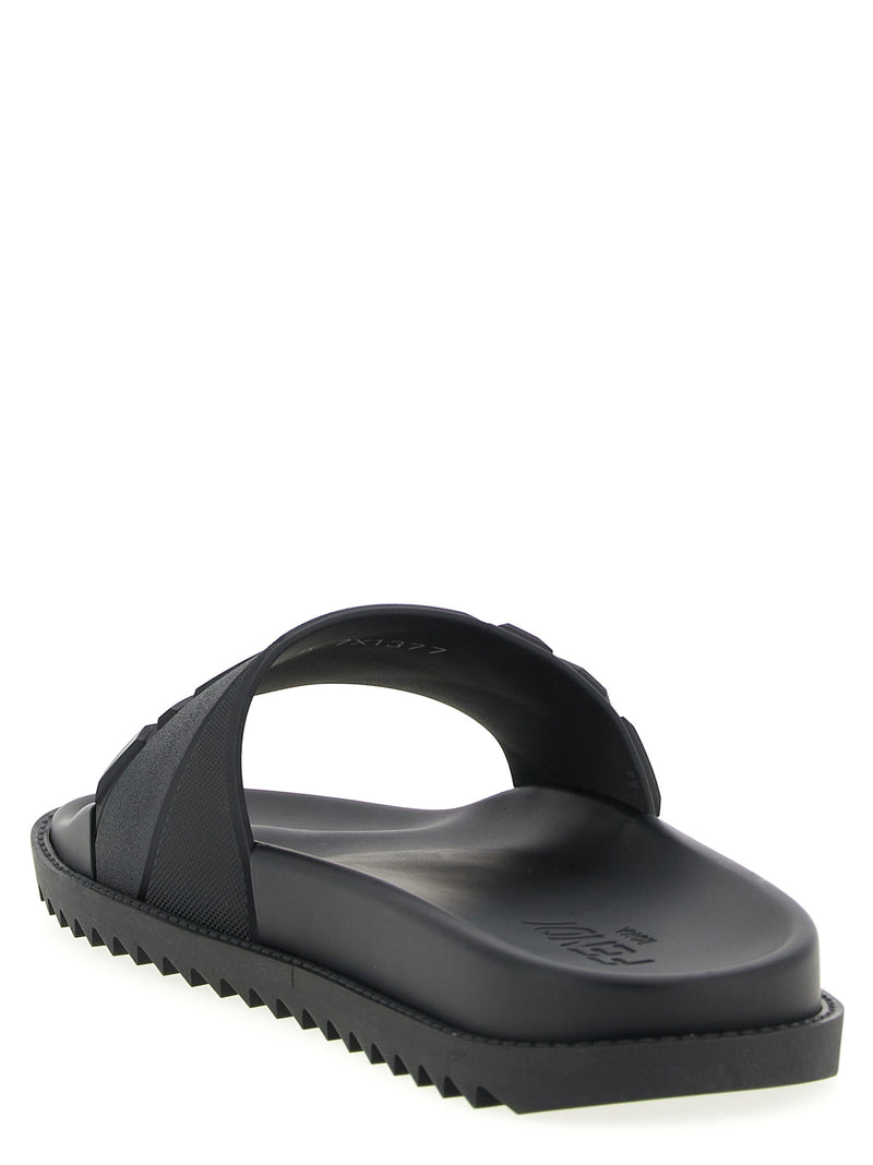 Fendi Fendi Logo Band Slides