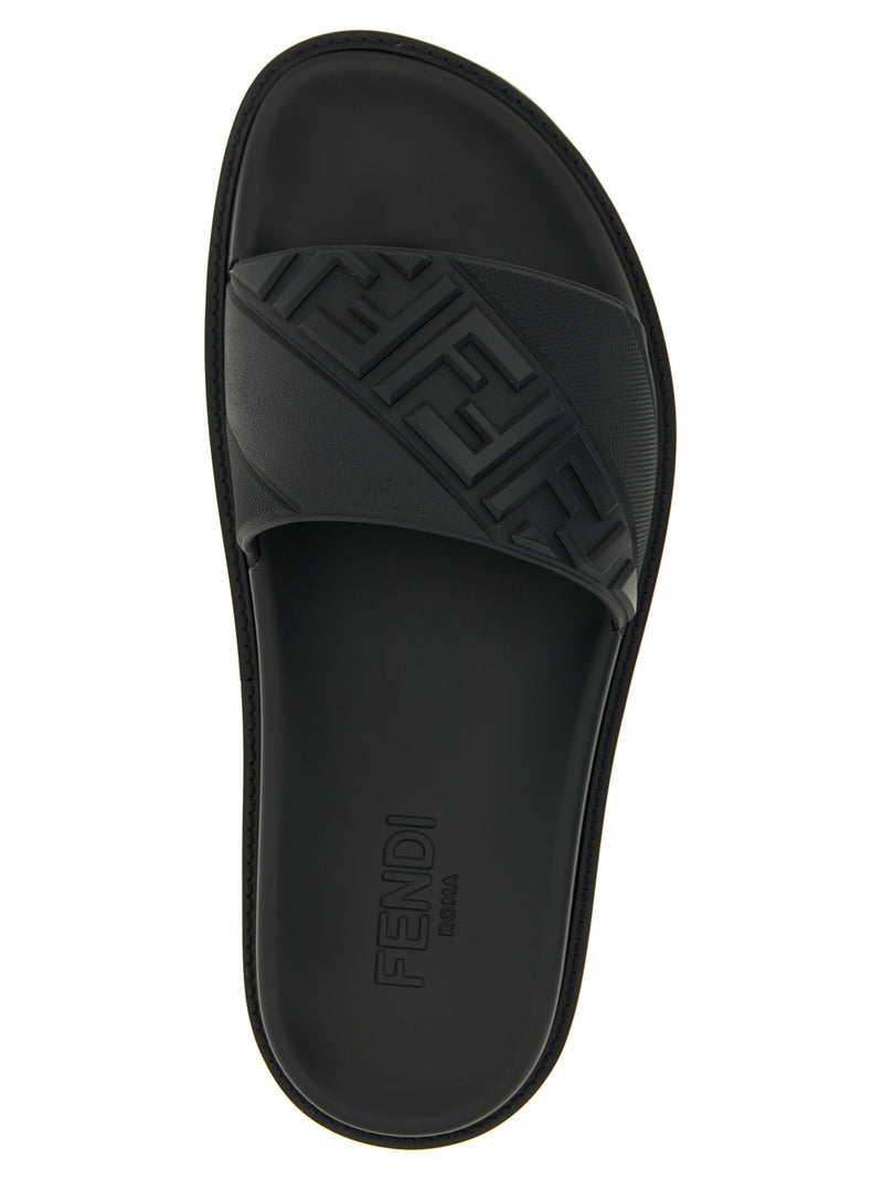 Fendi Fendi Logo Band Slides