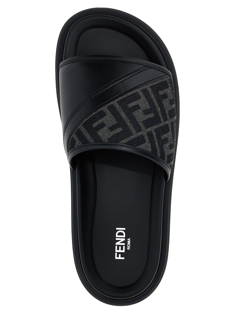 Fendi Diagonal Sandals | Urbalenti™ NYC