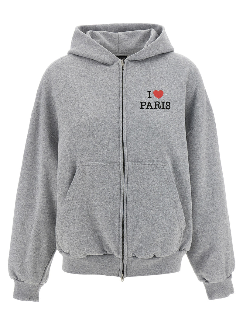 Balenciaga I Love Paris & Balenciaga Hoodie | Urbalenti™ NYC