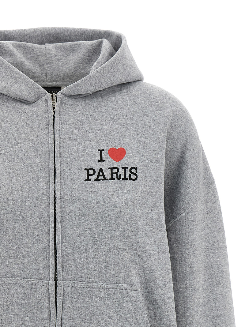 Balenciaga I Love Paris & Balenciaga Hoodie | Urbalenti™ NYC