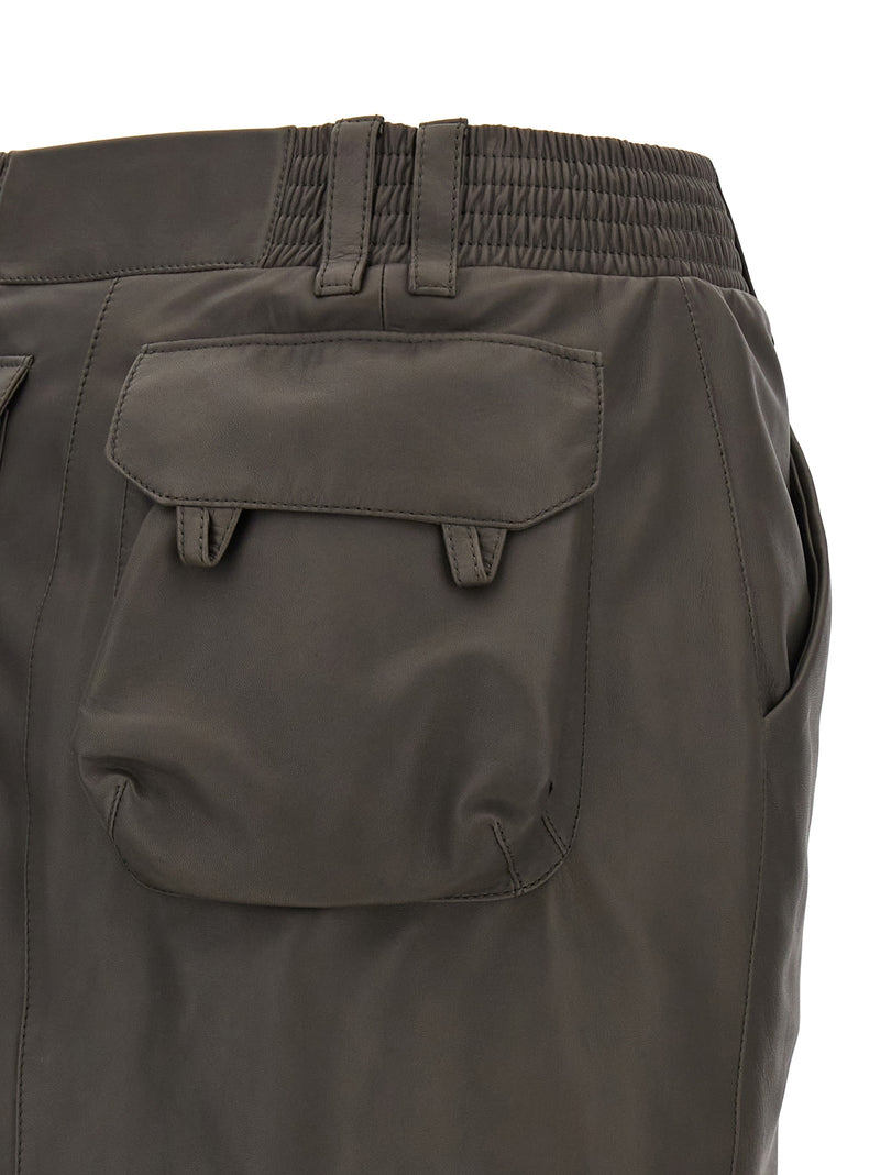 Saint Laurent Leather Skirt | Urbalenti™ NYC