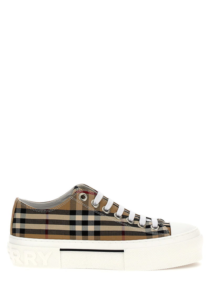 Burberry Check Sneakers - Canvas Print | Urbalenti™ NYC