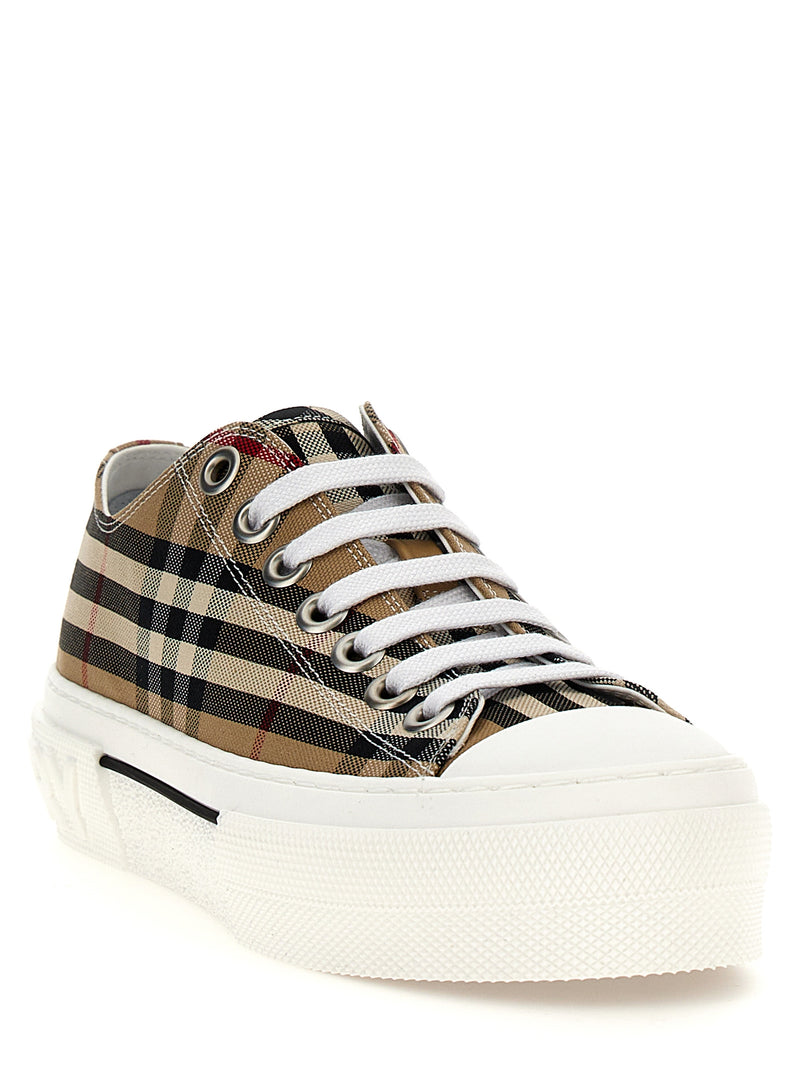 Burberry Check Sneakers - Canvas Print | Urbalenti™ NYC
