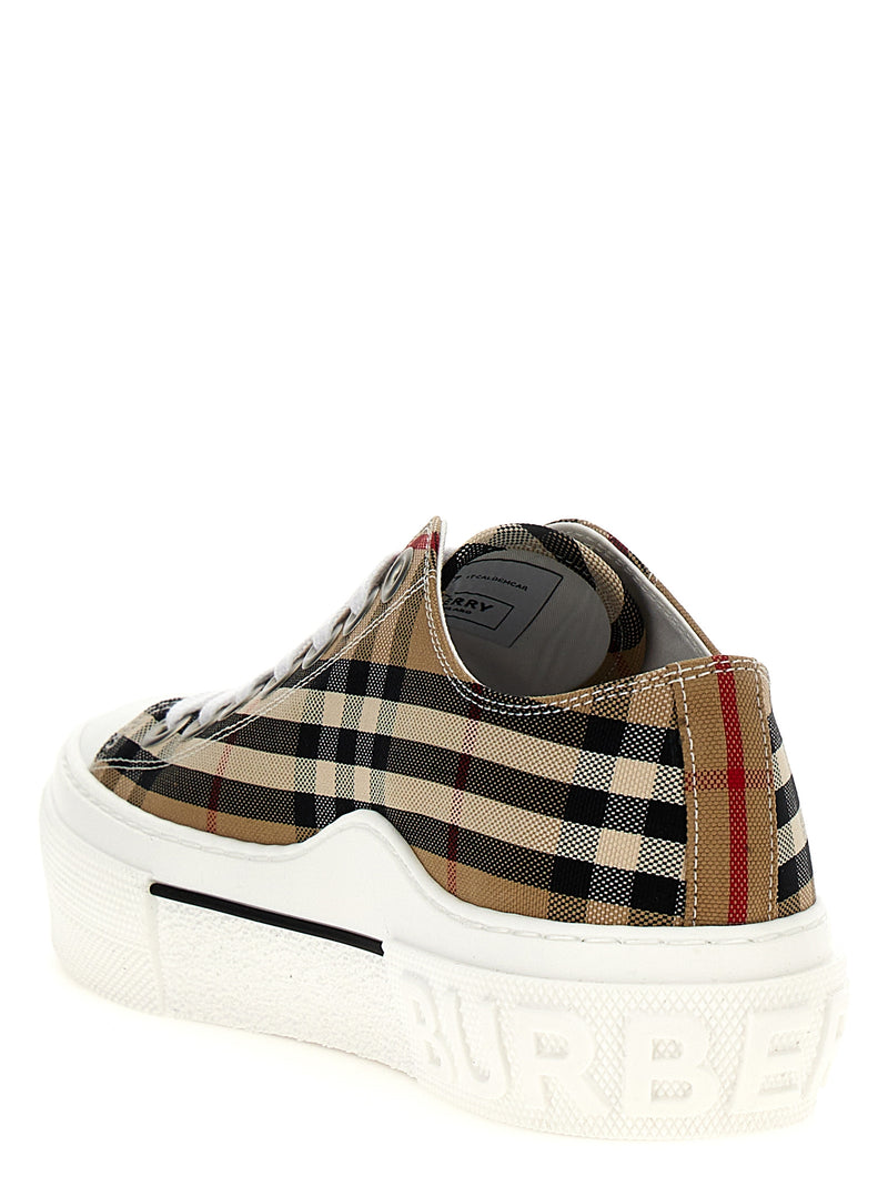 Burberry Check Sneakers - Canvas Print | Urbalenti™ NYC