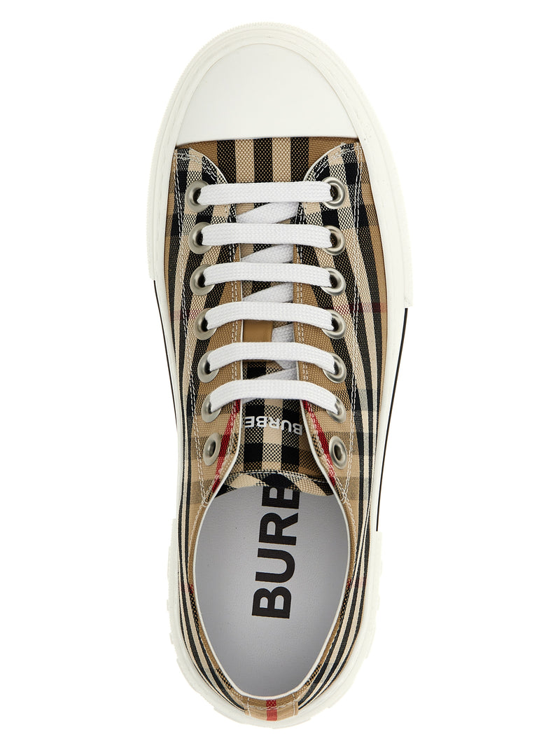 Burberry Check Sneakers - Canvas Print | Urbalenti™ NYC