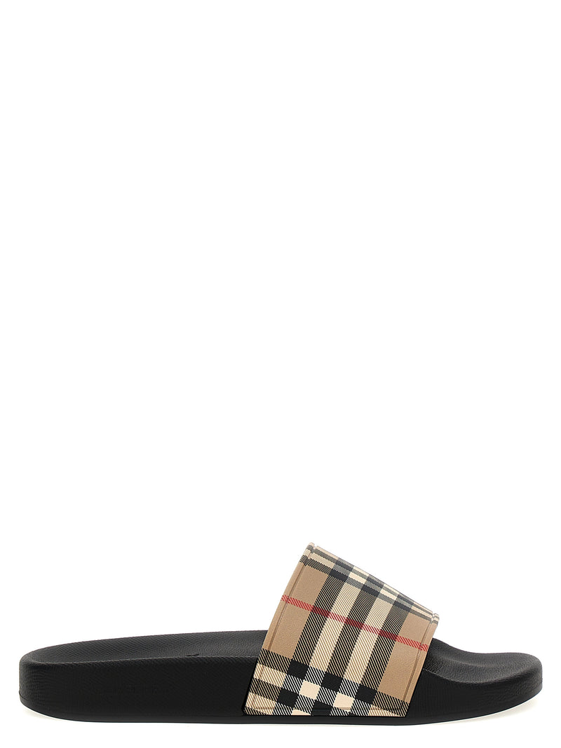 Burberry Slide Check | Urbalenti™ NYC