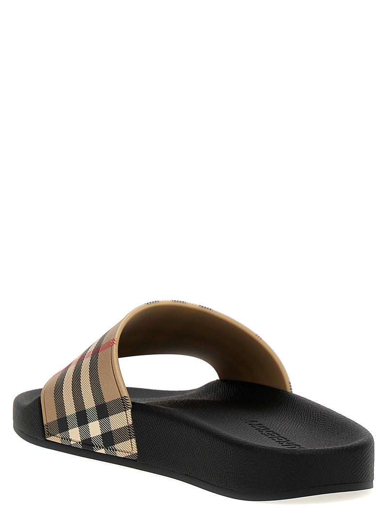 Burberry Slide Check | Urbalenti™ NYC