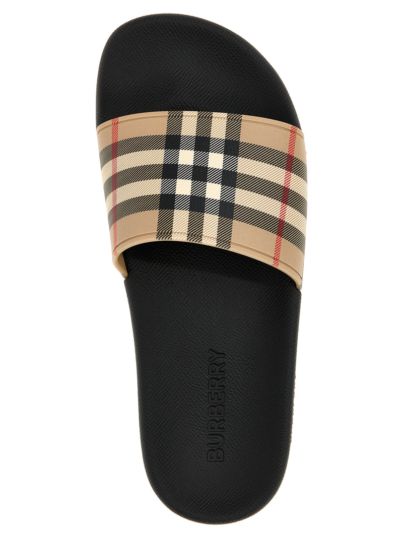 Burberry Slide Check | Urbalenti™ NYC