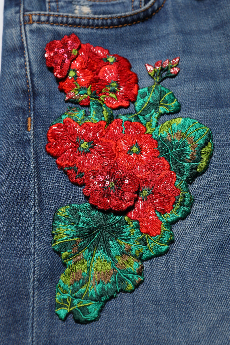 Jean skinny taille basse en coton bleu Dolce & Gabbana