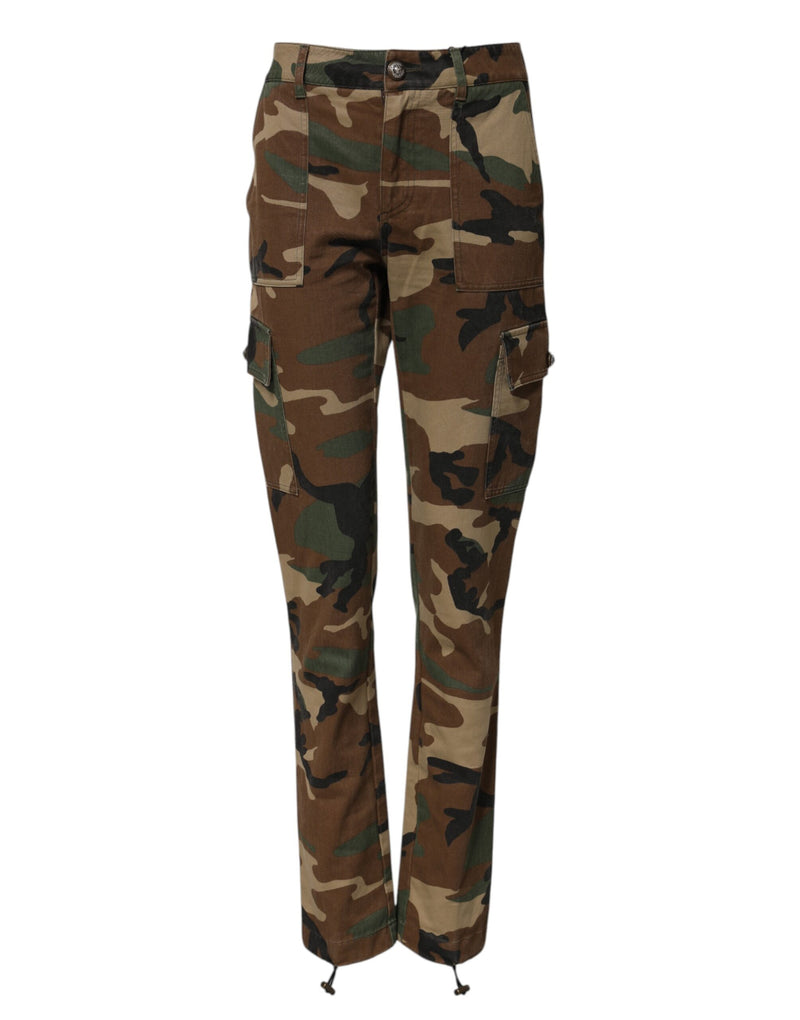 Pantalon cargo Dolce & Gabbana camouflage multicolore