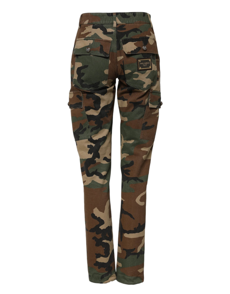 Pantalon cargo Dolce & Gabbana camouflage multicolore