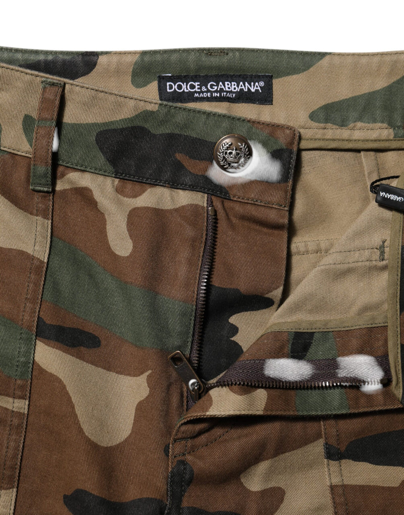 Pantalon cargo Dolce & Gabbana camouflage multicolore