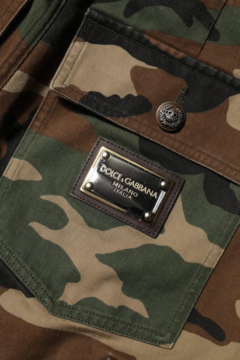 Pantalon cargo Dolce & Gabbana camouflage multicolore