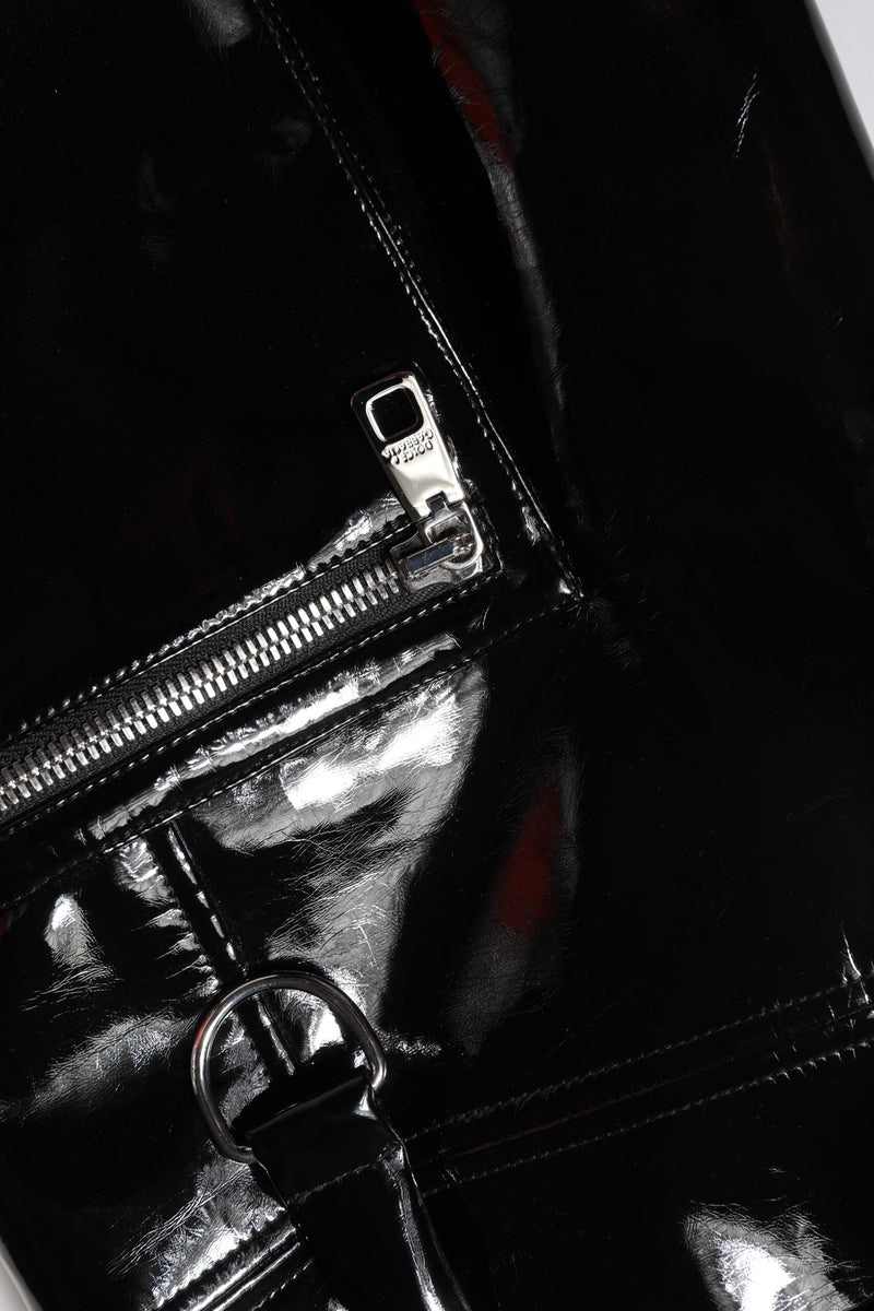 Dolce & Gabbana Black High Waist Cargo Bootcut Pants