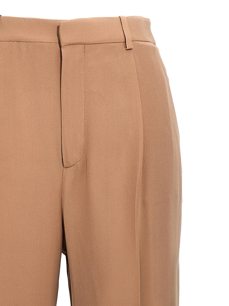 Saint Laurent Crepe Silk Pants | Urbalenti™ NYC