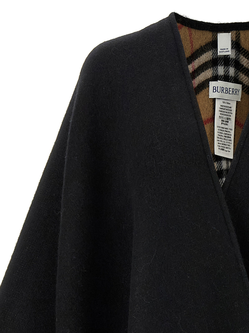Burberry Fringed Cape | Urbalenti™ NYC