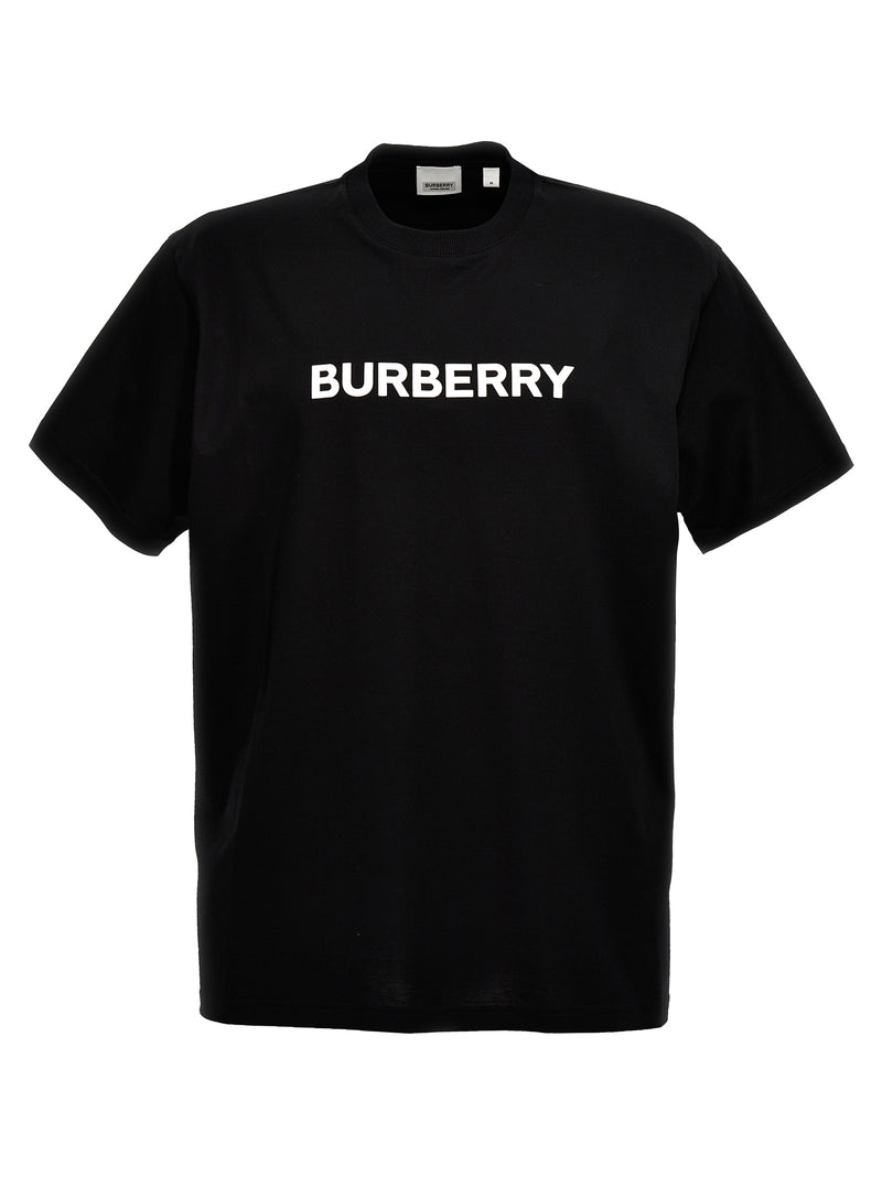 Burberry Harriston Cotton Crew Neck T-Shirt with Logo Print | Urbalenti™... | Urbalenti™ NYC