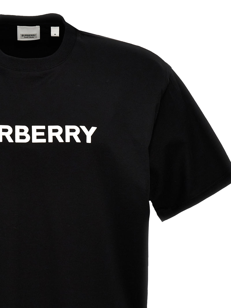 Burberry Harriston Cotton Crew Neck T-Shirt with Logo Print | Urbalenti™... | Urbalenti™ NYC