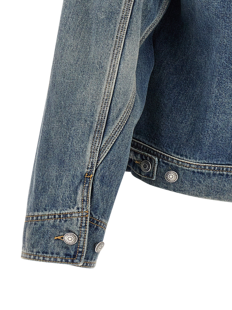 Alexander McQueen Suede Denim Jacket | Urbalenti™ NYC