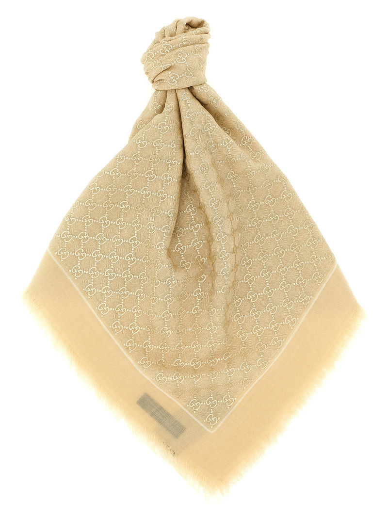 Gucci Gucci Gg Lamé Shawl