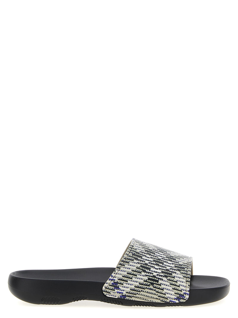 Burberry Dive Check Sandals | Urbalenti™ NYC
