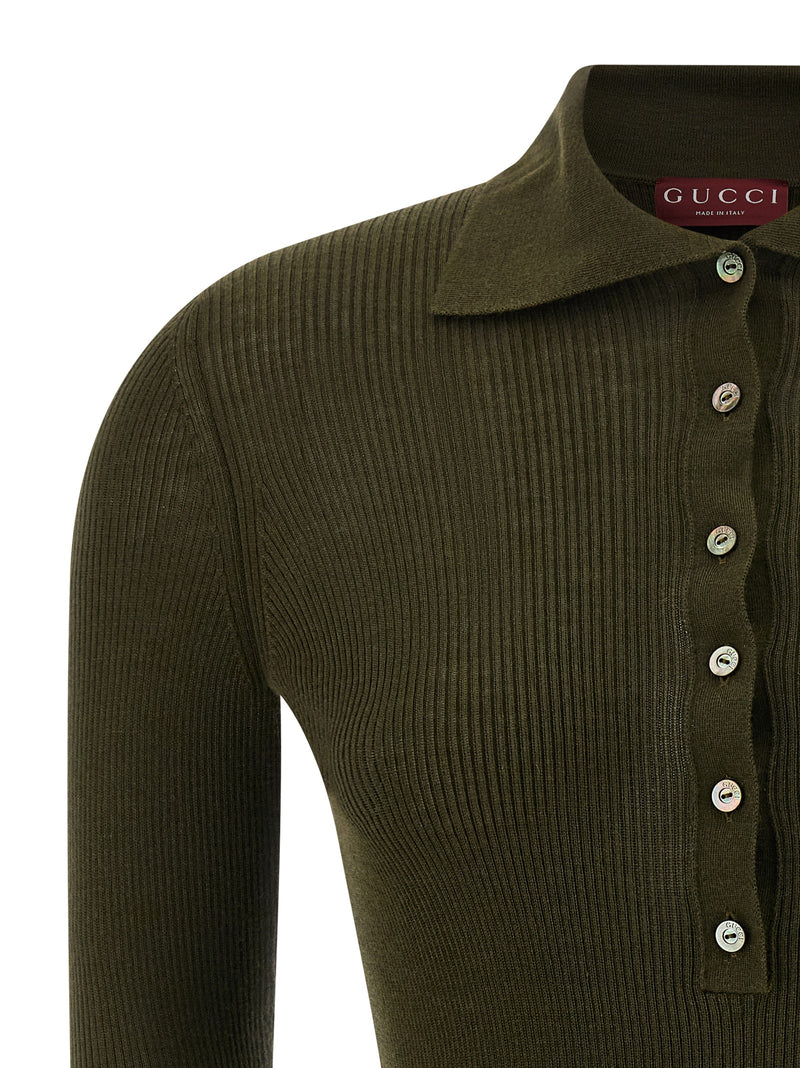 Gucci Nastro Web Polo Shirt | Urbalenti™ NYC