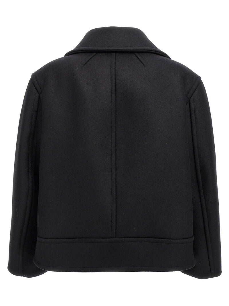 Saint Laurent Saint Laurent Oversized Caban Coat