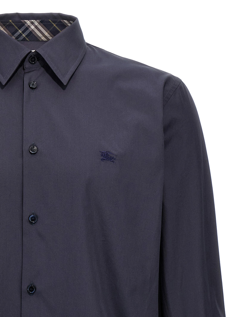 Burberry Burberry Logo Embroidery Shirt