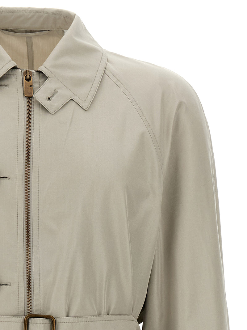 Burberry Car Coat Silk | Urbalenti™ NYC