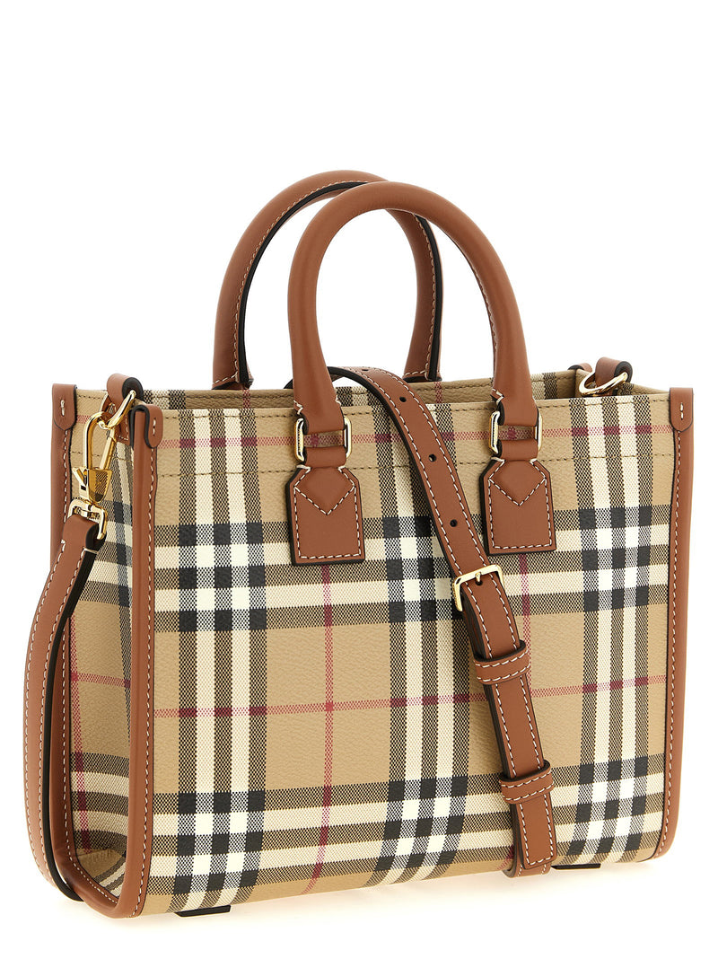 Burberry Freya Mini Shopping Bag | URBALENTI™ NYC