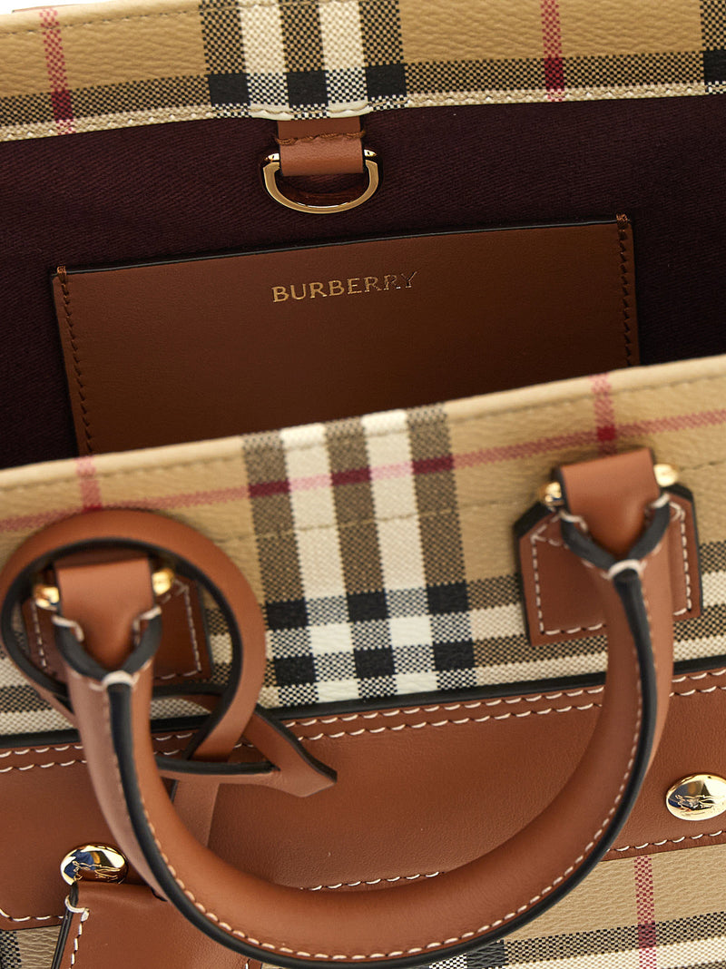 Burberry Freya Mini Shopping Bag | URBALENTI™ NYC