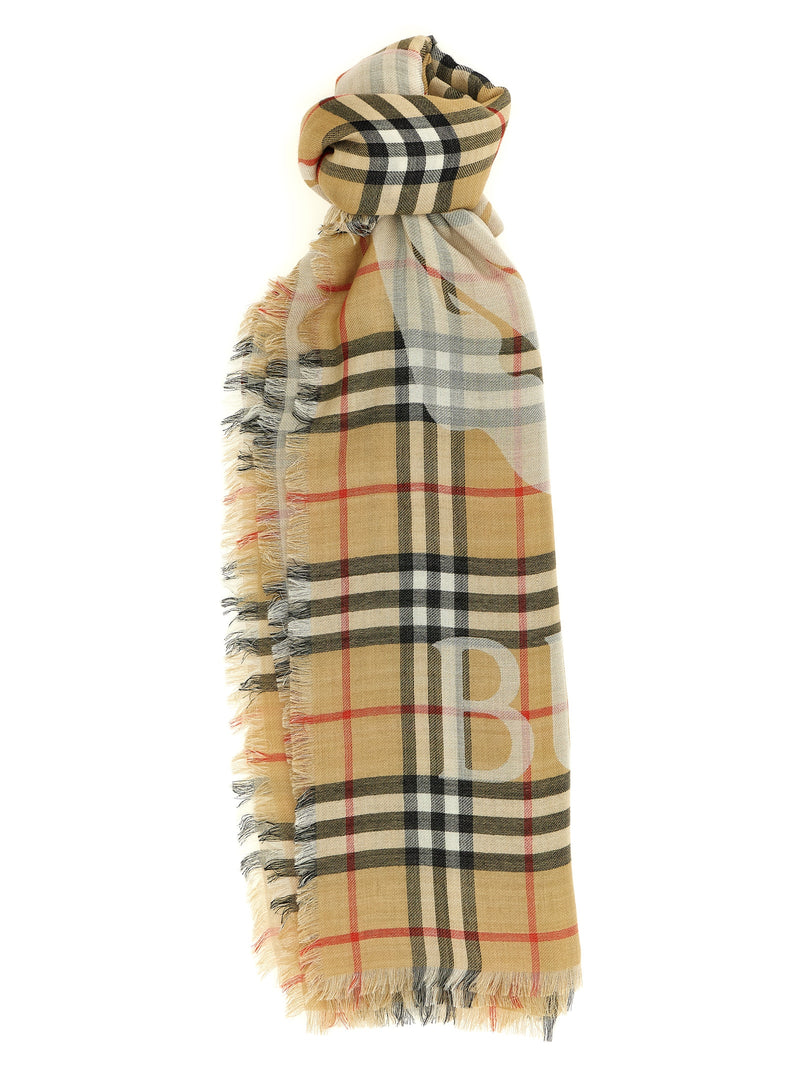 Burberry Burberry Equestrian Knight Design Scarf