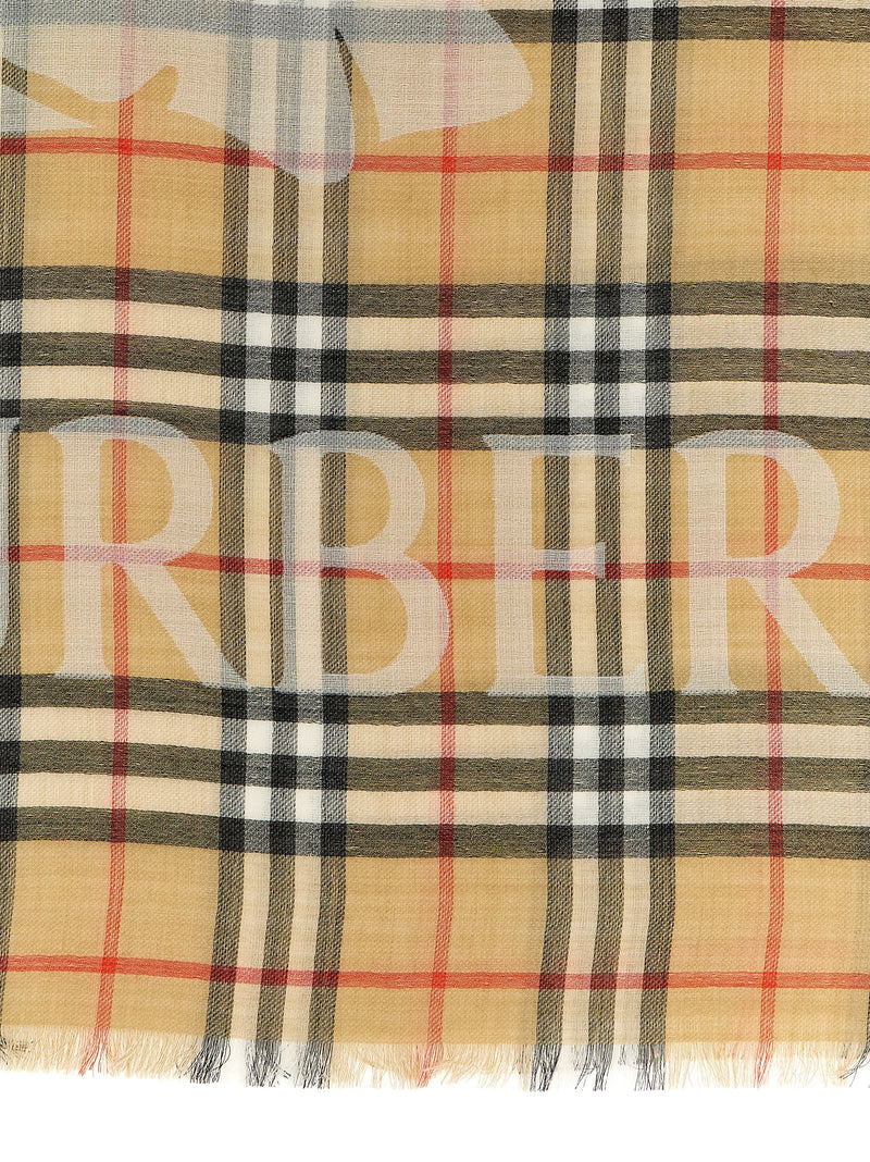 Burberry Burberry Equestrian Knight Design Scarf