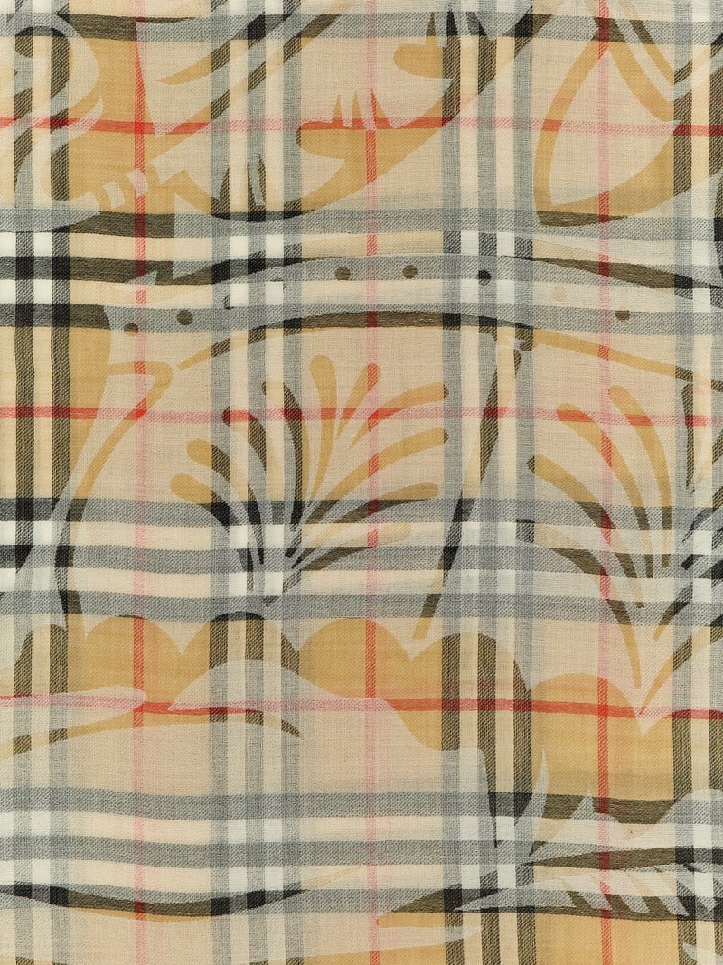 Burberry Burberry Equestrian Knight Design Scarf