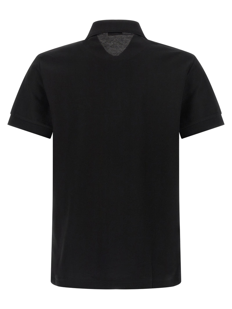 Burberry Embroidery Polo Shirt - Black Cotton | Urbalenti™ NYC