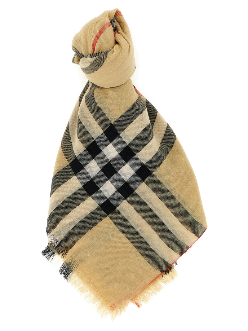 Burberry Check Wool Scarf | Urbalenti™ NYC