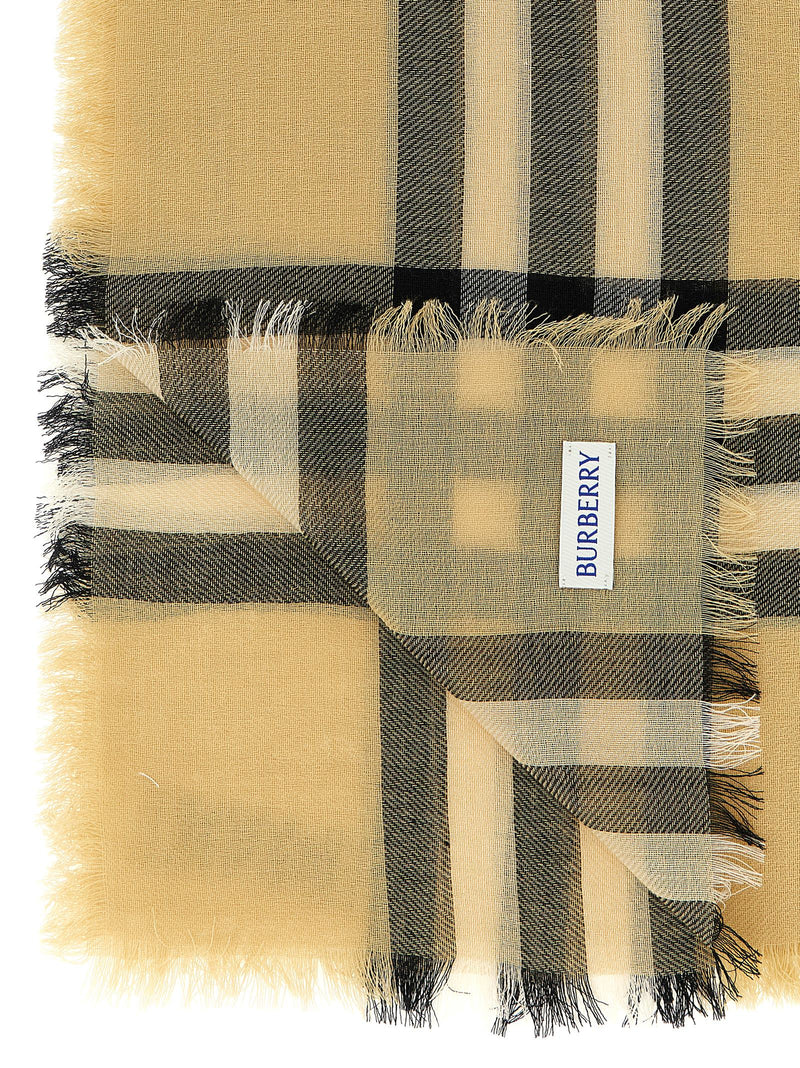 Burberry Check Wool Scarf | Urbalenti™ NYC