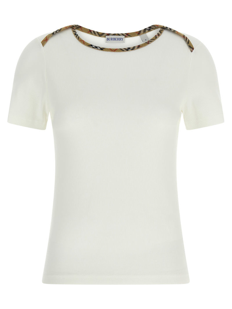 Burberry Stephanie T-shirt - Cotton Jersey - Style 23282CHALK | Urbalent... | Urbalenti™ NYC