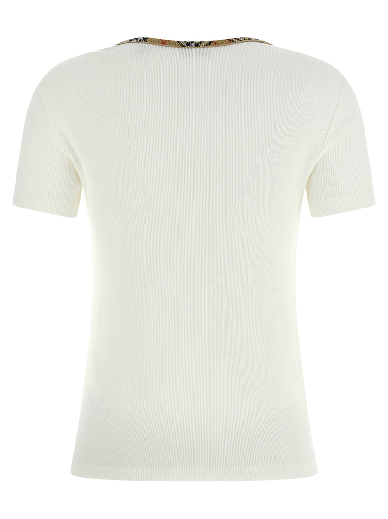 Burberry Stephanie T-shirt - Cotton Jersey - Style 23282CHALK | Urbalent... | Urbalenti™ NYC