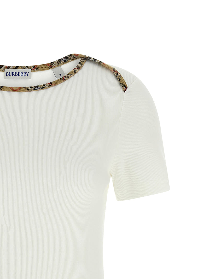 Burberry Stephanie T-shirt - Cotton Jersey - Style 23282CHALK | Urbalent... | Urbalenti™ NYC