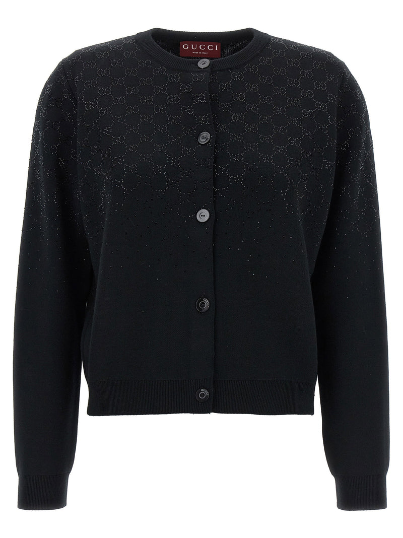 Gucci Gucci Gg Crystal Cardigan