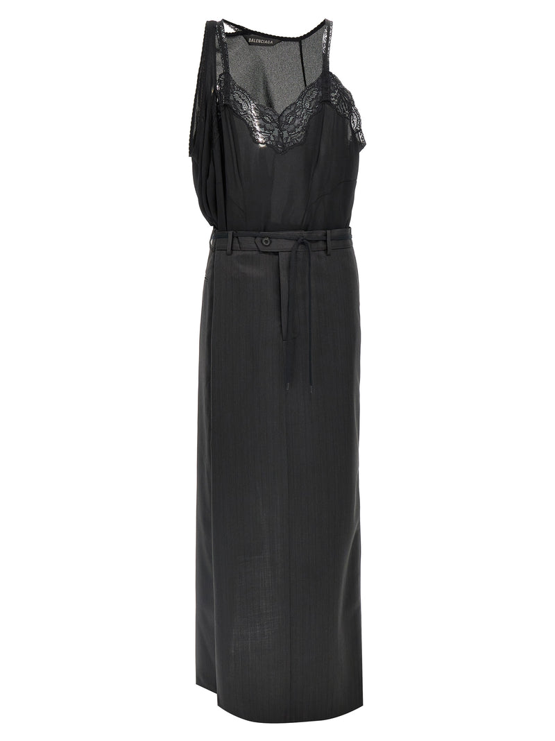 Balenciaga Patched Slip Dress | Urbalenti™ NYC