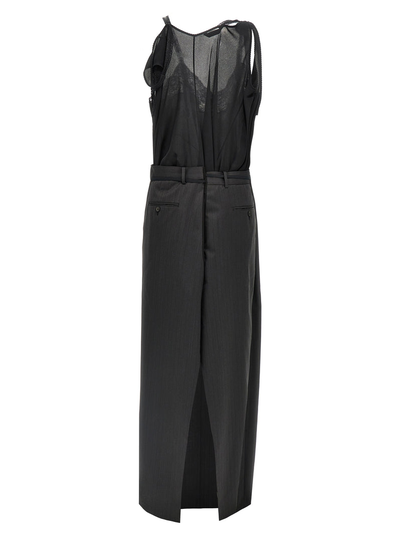 Balenciaga Patched Slip Dress | Urbalenti™ NYC