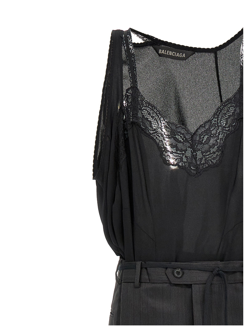 Balenciaga Patched Slip Dress | Urbalenti™ NYC