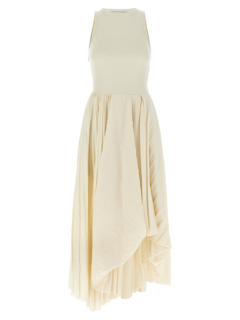 Vestido asimétrico Alexander McQueen - Punto de algodón - Estilo 7QLAED9015 | URBALENTI ™