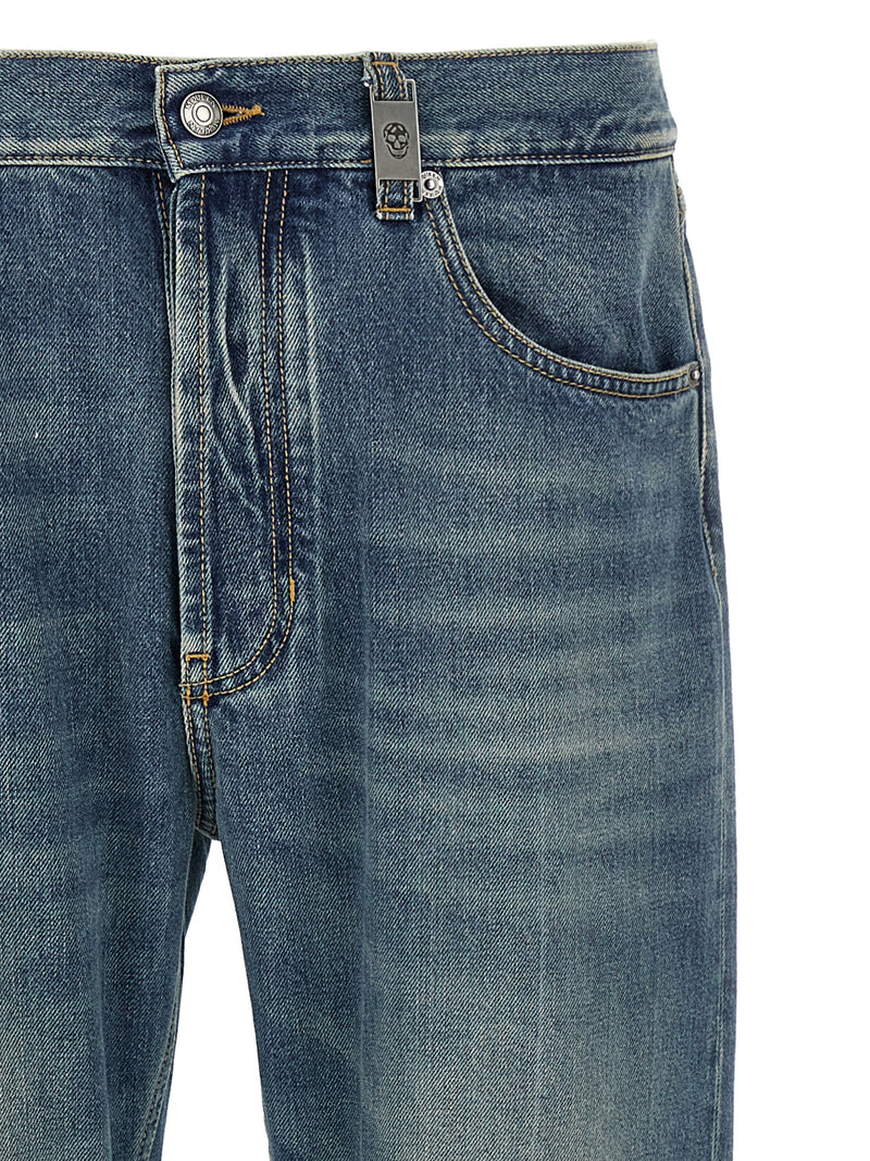 Alexander McQueen Skull Jeans Variant 2 | Urbalenti™ NYC